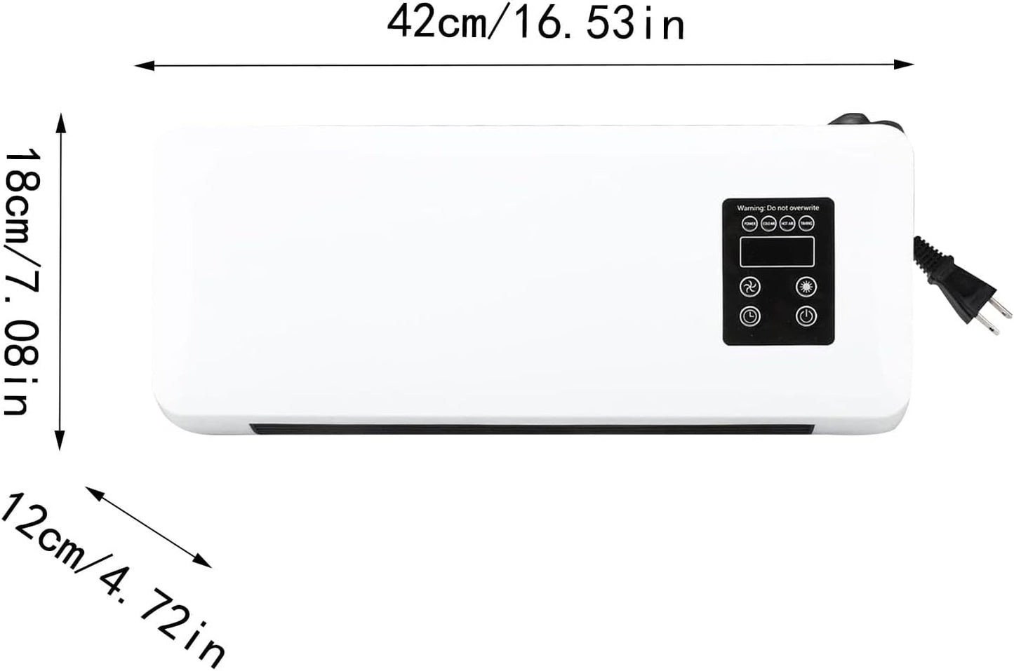 مكيف هواء صغير مع جهاز تحكم عن بعد