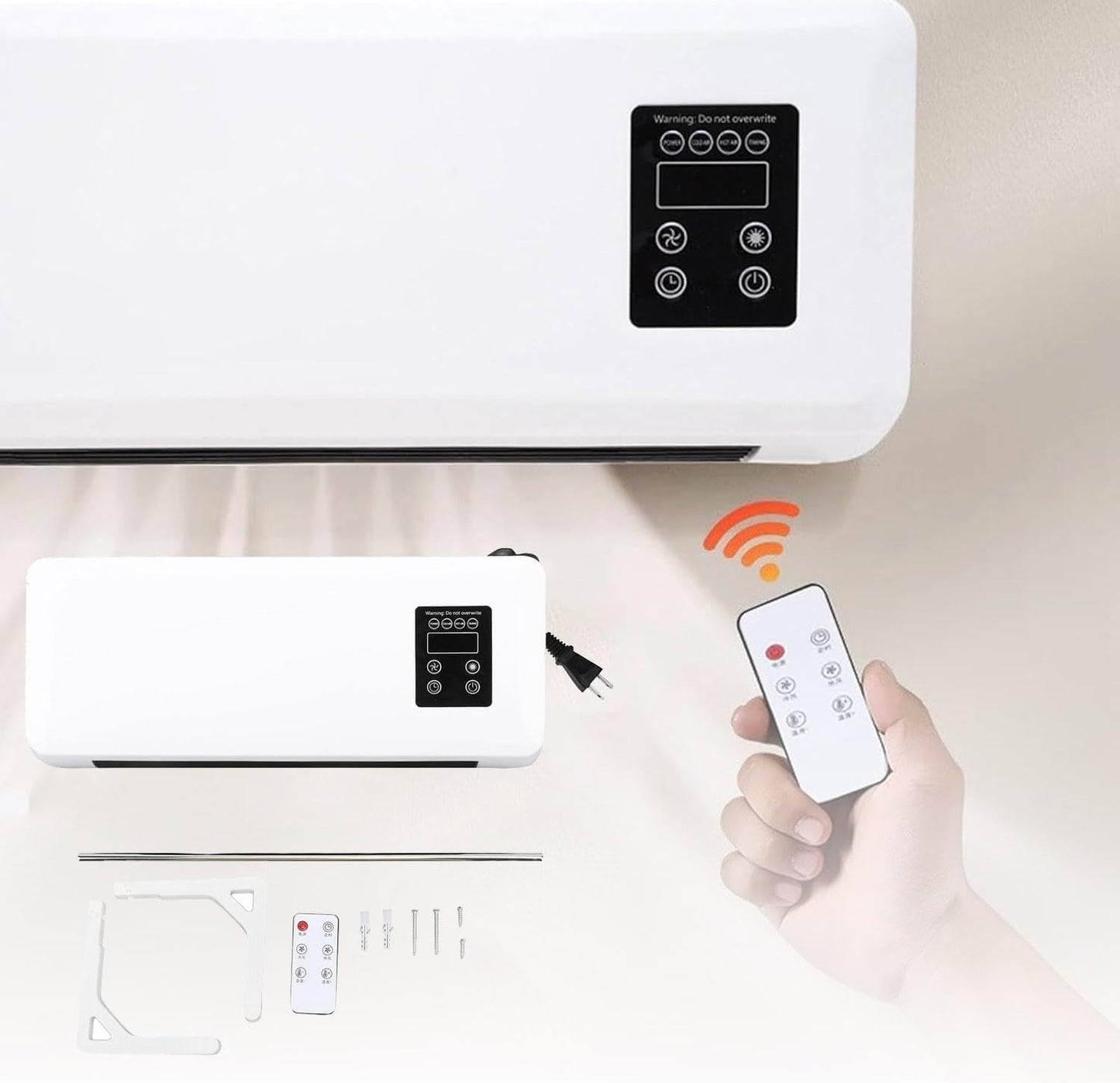 مكيف هواء صغير مع جهاز تحكم عن بعد - الخليج هَب